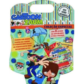 Livro Cartoon Zaum - 8 Livros Com Atividades + Cd-Rom