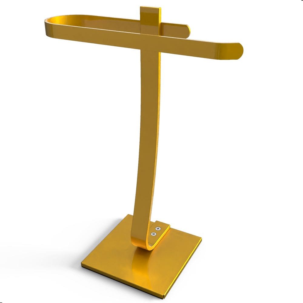 Porta Toalha Lavabo Bancada Toalheiro de Rosto Dourado FS