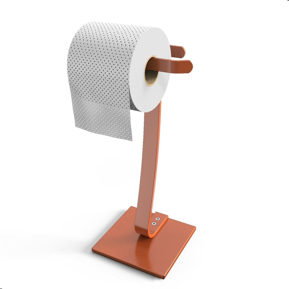 Porta Papel Higiênico de Chão Suporte Papeleira Rose FS
