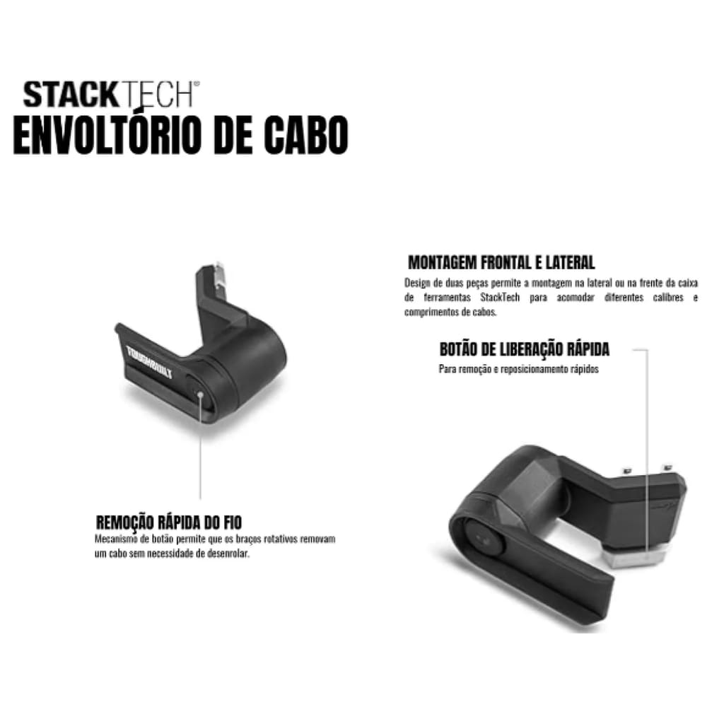 Envoltório de Cabo Stacktech TOUGHBUILT TB-B1-A-31