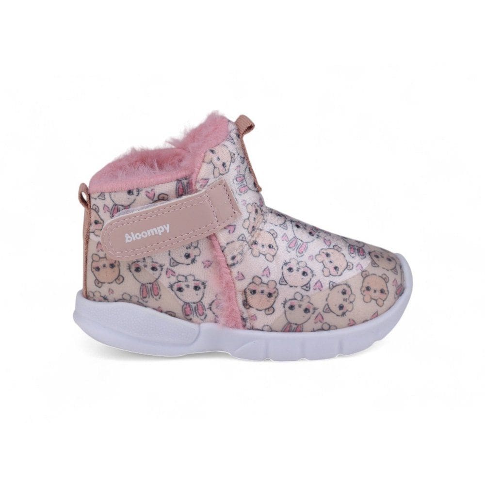 Tênis infantil Feminino Bloompy 9026F-10 Nene Estampado
