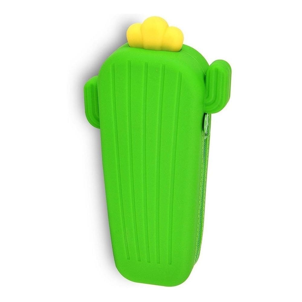 Estojo Escolar Cactos Com Cheirinho De Silicone