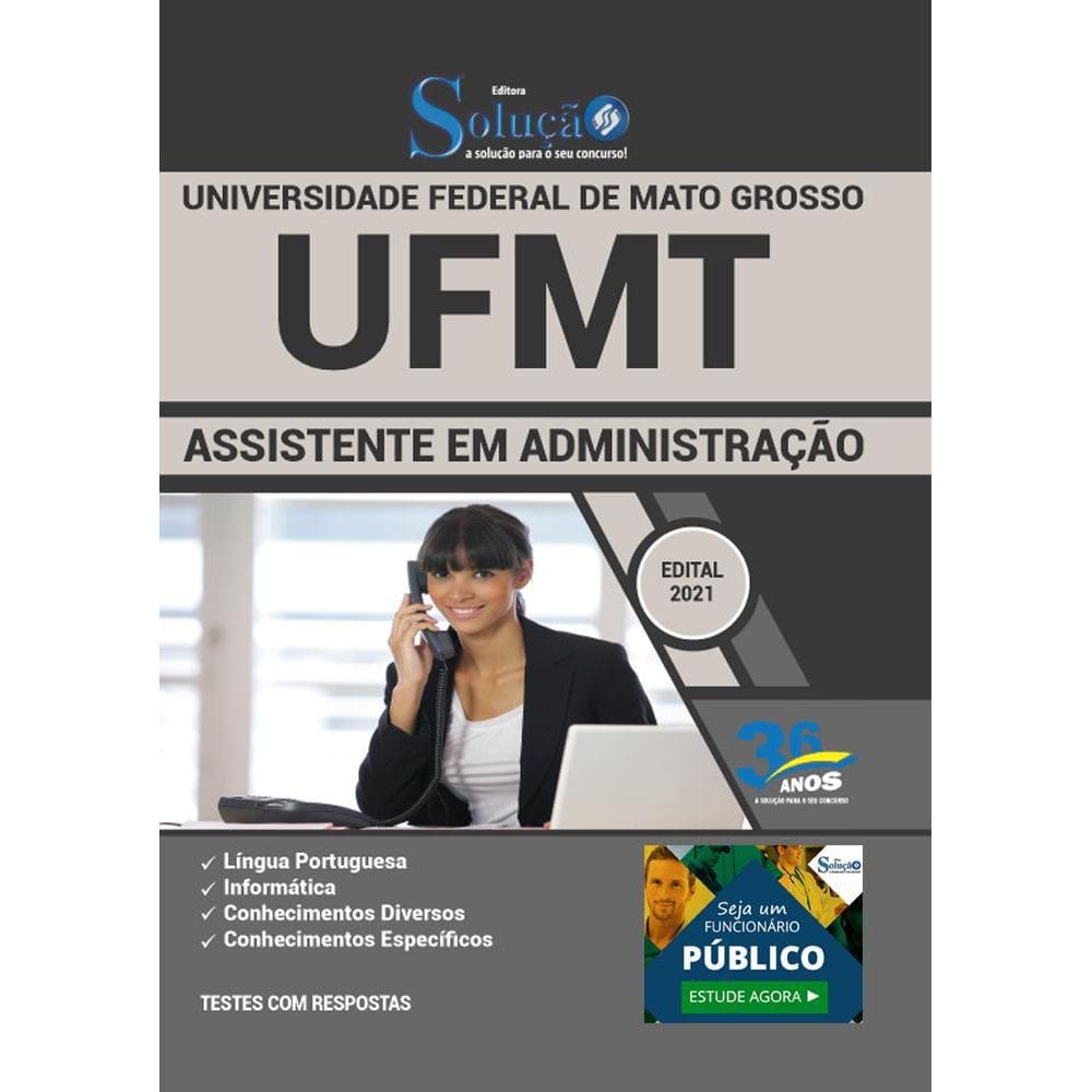 Apostila Concurso Ufmt - Assistente Em Administração