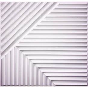 Kit 24 Placas Decorativas 3D Revestimentos 0,5Mm Ripado