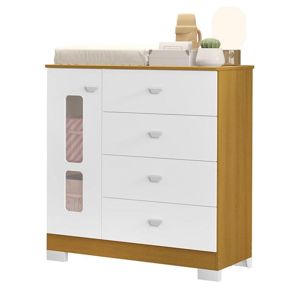 Cômoda Infantil Katatau Branco Savana- Reller