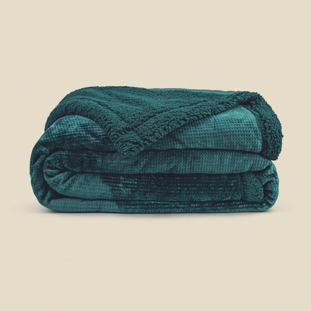 Edredom Sherpa Verde - A\\CASA
