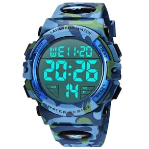 Relógio L LAVAREDO Digital Sports Waterproof 50m para homens