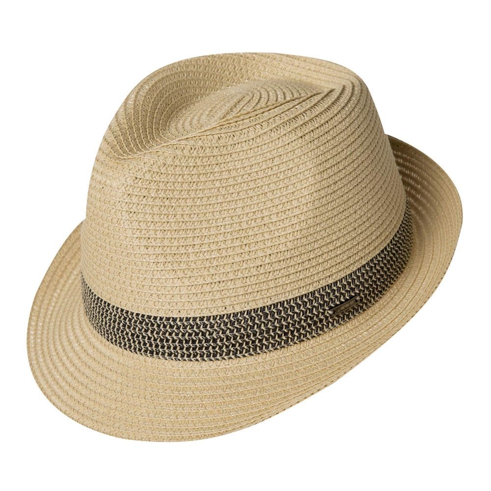 Chapéu Fancet Straw Fedora Short Brim Sun Beach para homens e mulheres