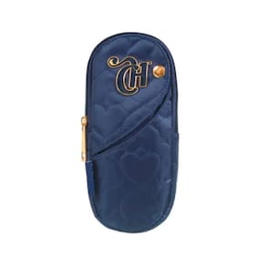 Necessaire Estojo Capricho Azul Escuro Material Escolar