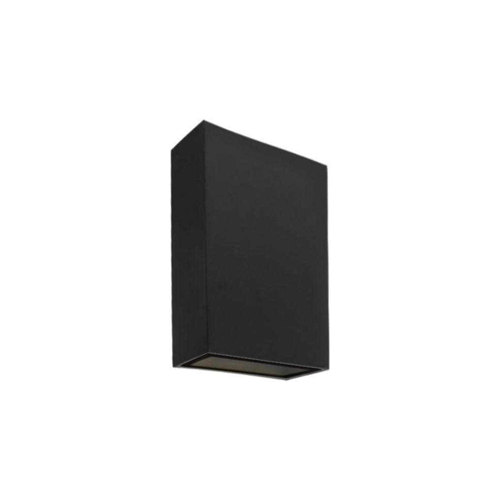Arandela Mince 80mm Led Pc Bivolt 4w 3.000k -preto