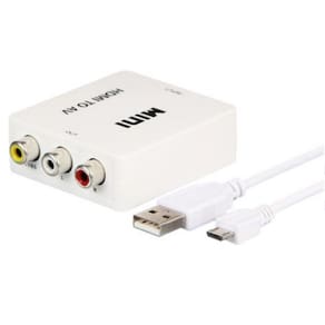 Mini Adaptador Conversor De Hdmi X Rca Video Composto 3 Av