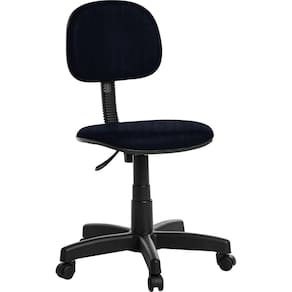 Cadeira De Escritório Secretaria Azul Escuro Rcp