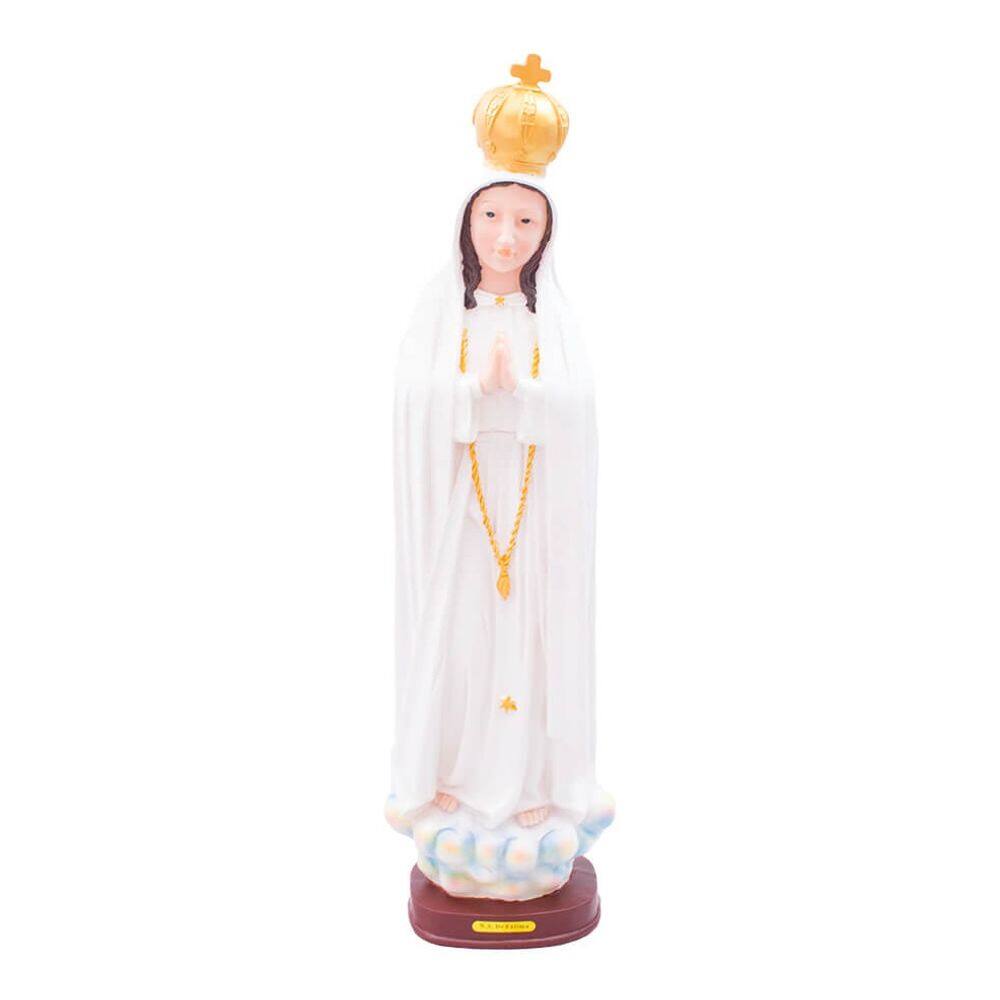 Imagem Estátua Nossa Senhora De Fátima Grande - 75cm