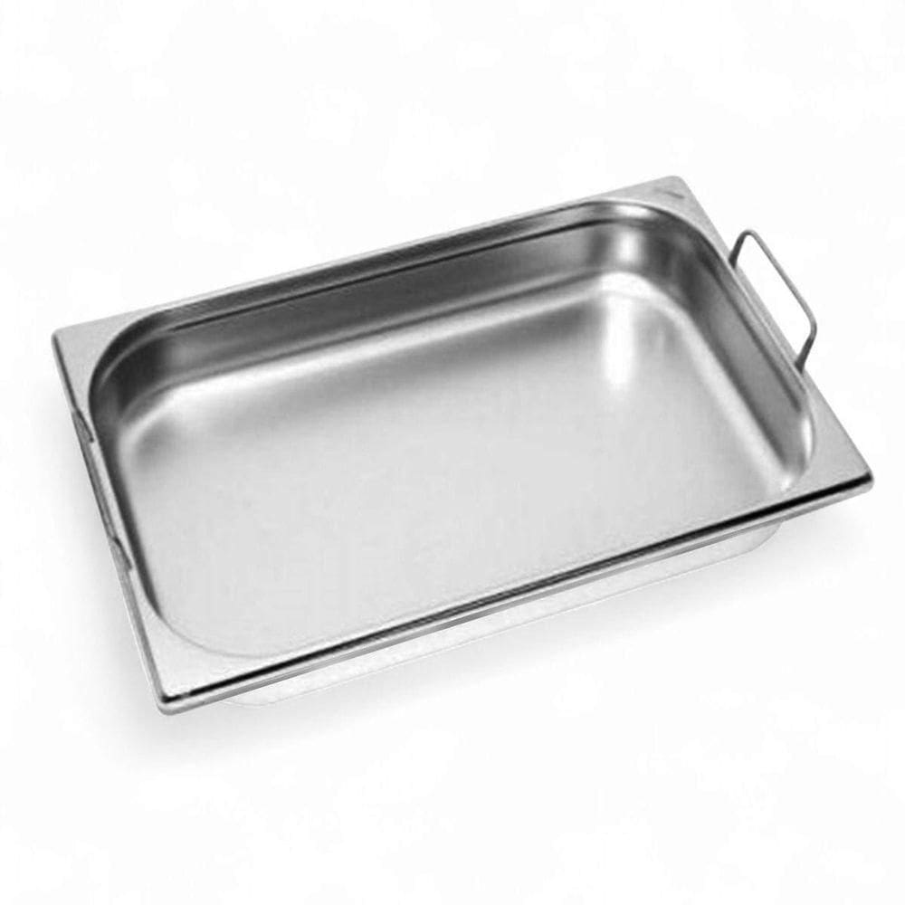 Cuba Gastronômica Inox Gn 1/1 65mm Com Alça Prateada