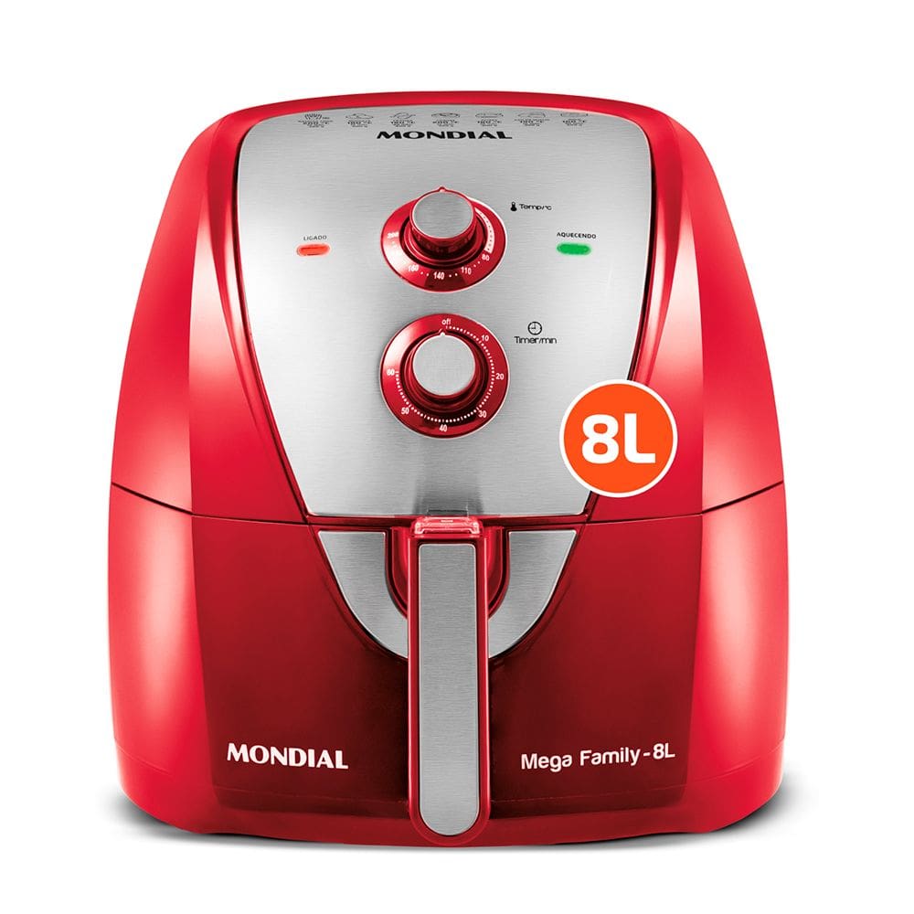 Fritadeira Elétrica Air Fryer Mondial 8L AFN-80-RI 127V