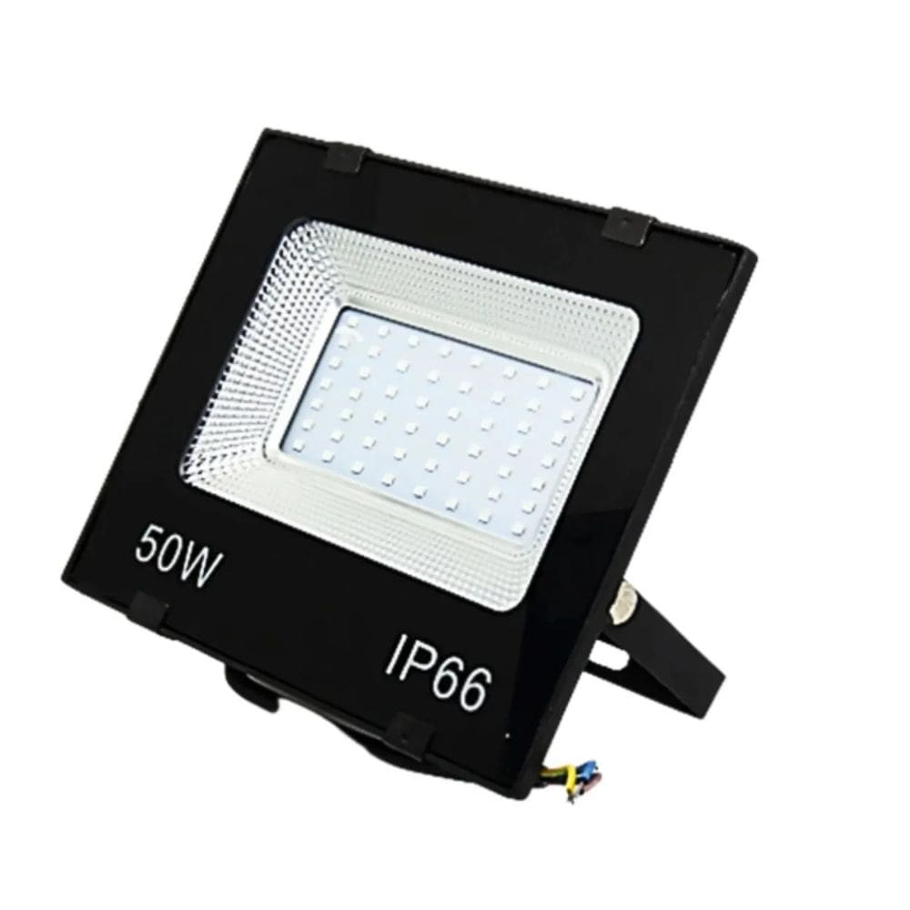 Refletor De Led Externo 50w Branco Iluminação Externa