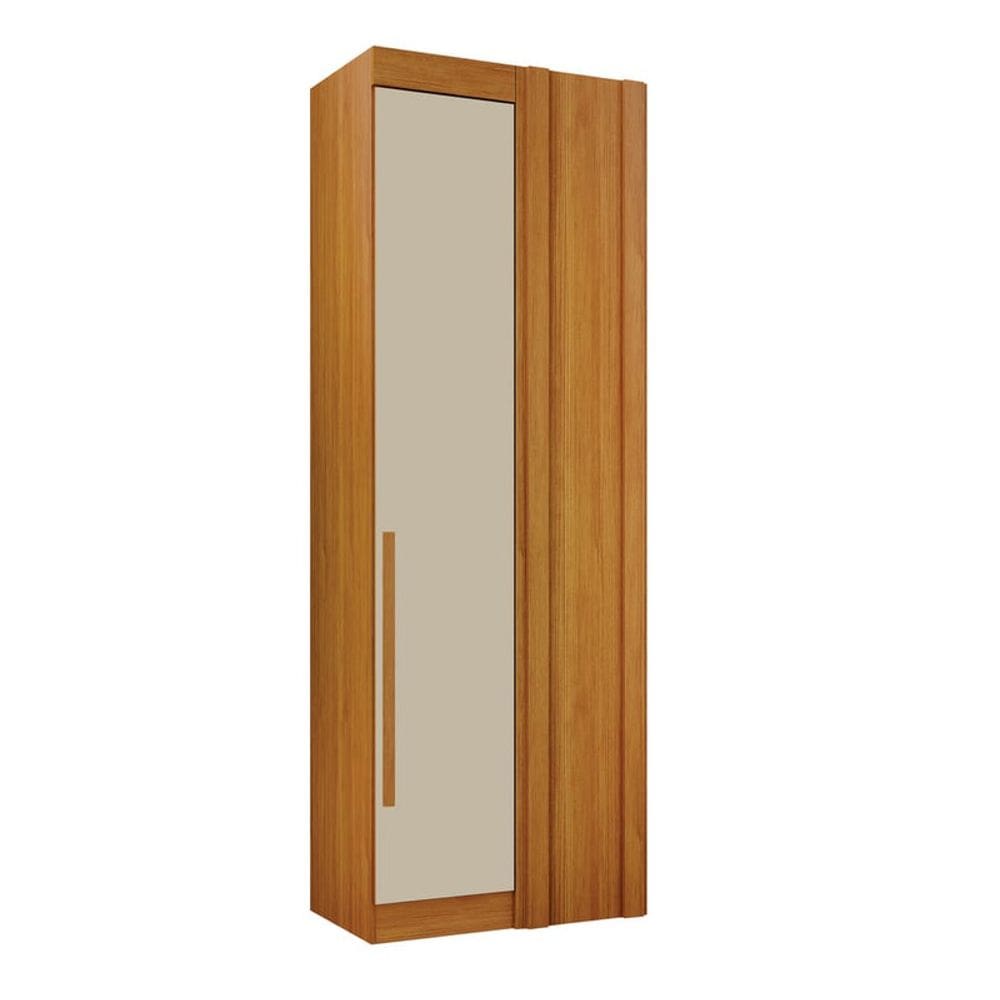 Modulado Canto 1 Porta - Orion-Cinamomo/Off White - Leifer Móveis