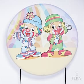 Painel Decorativo para Festa 1,30x1,30 metros Vesti Fácil com Elástico Patati Patata - Fera Print