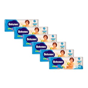 Kit de Fraldas Babysec Ultrasec Jumbo Tamanho M 156 Unidades