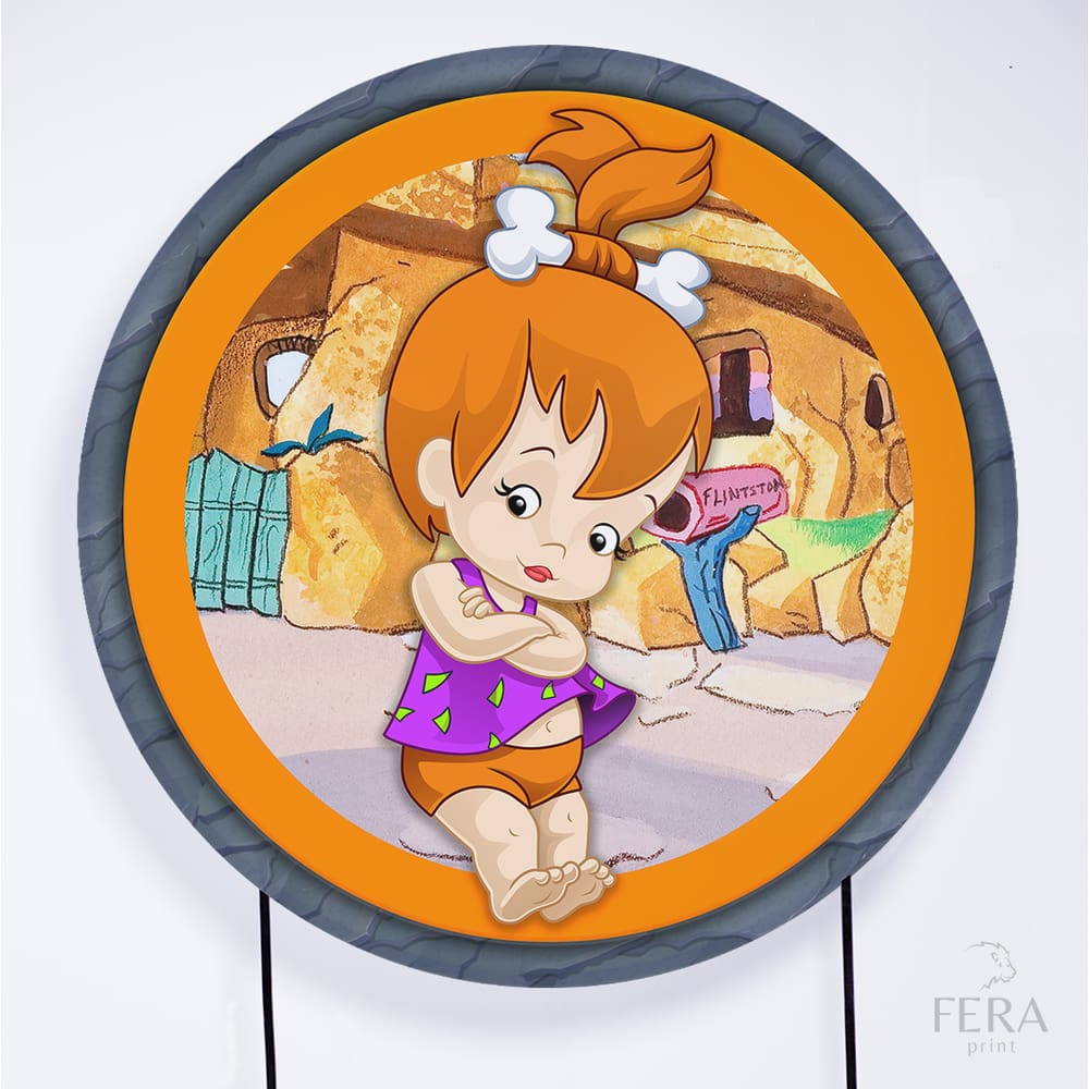 Painel Decorativo para Festa 1,30x1,30 metros Vesti Fácil com Elástico Pedrita - Fera Print