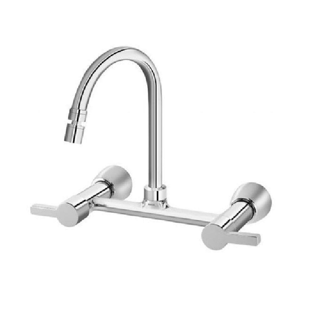Misturador De Parede Para Cozinha Bica Alta Chess