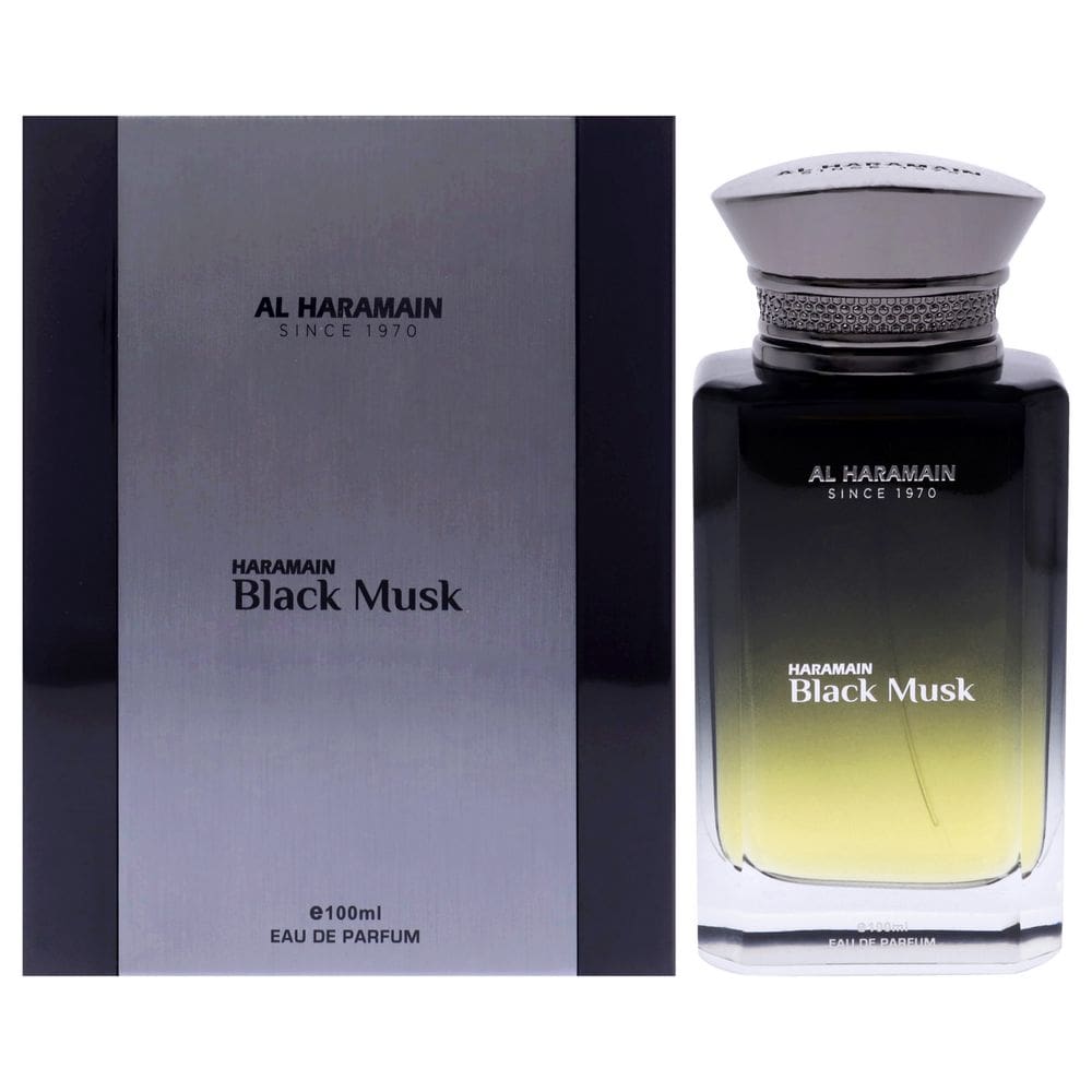 Perfume Al Haramain Black Musk EDP 100mL para homens