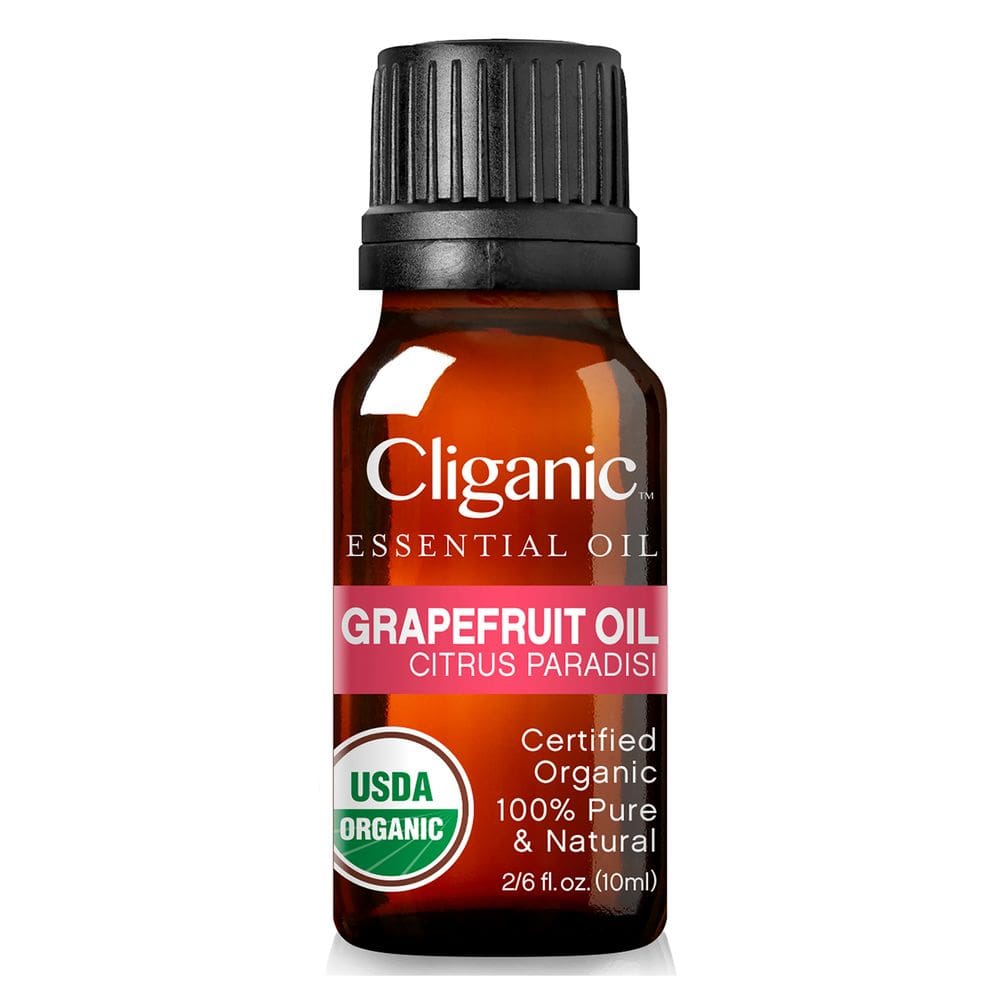 Perfume Cliganic Orgânico Óleo Essencial de Toranja Rosa 10mL