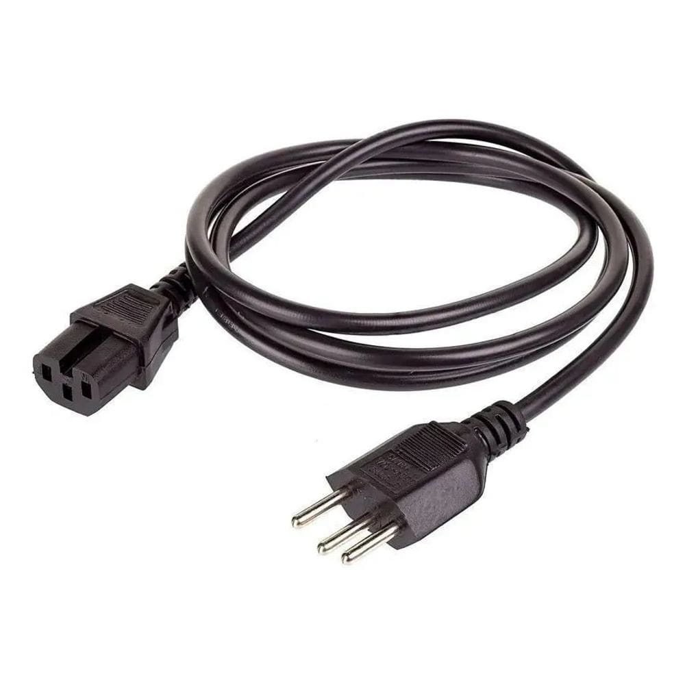 Cabo De Força Kross 1.5m 3x0,75 10 Amperes Black