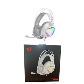 Headset Gamer Redragon Cadmus H370w Rgb Usb 7.1 - Branco