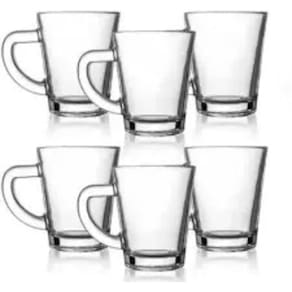 Kit Caneca de Vidro 70ML 6 Peças FRATELLI