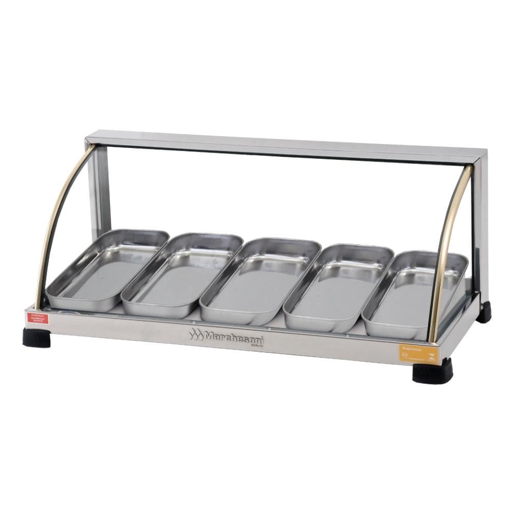 Estufa para Salgados 5 Bandejas Marchesoni Linha Ouro Inox 127V - EF.2.051
