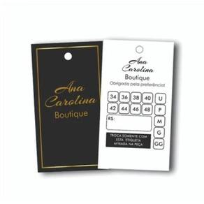 Kit 1000 Etiqueta Personalizada P Roupa