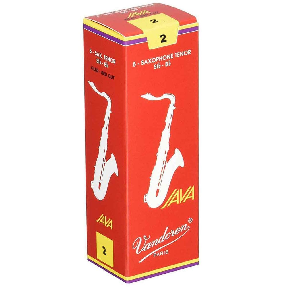 Palheta Vandoren Java Red Cut Nº 2 Para Sax Tenor