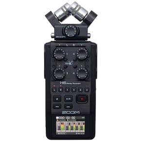 Gravador Digital Portátil Zoom H6 Handy Recorder Black