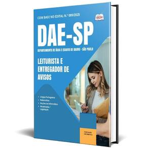 Apostila Dae Bauru 2025 - Leiturista E Entregador De Avisos