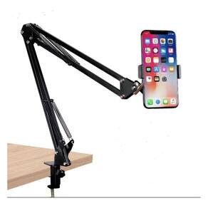 Suporte Celular Com Braço Articulado E Ajustado Para Mesa