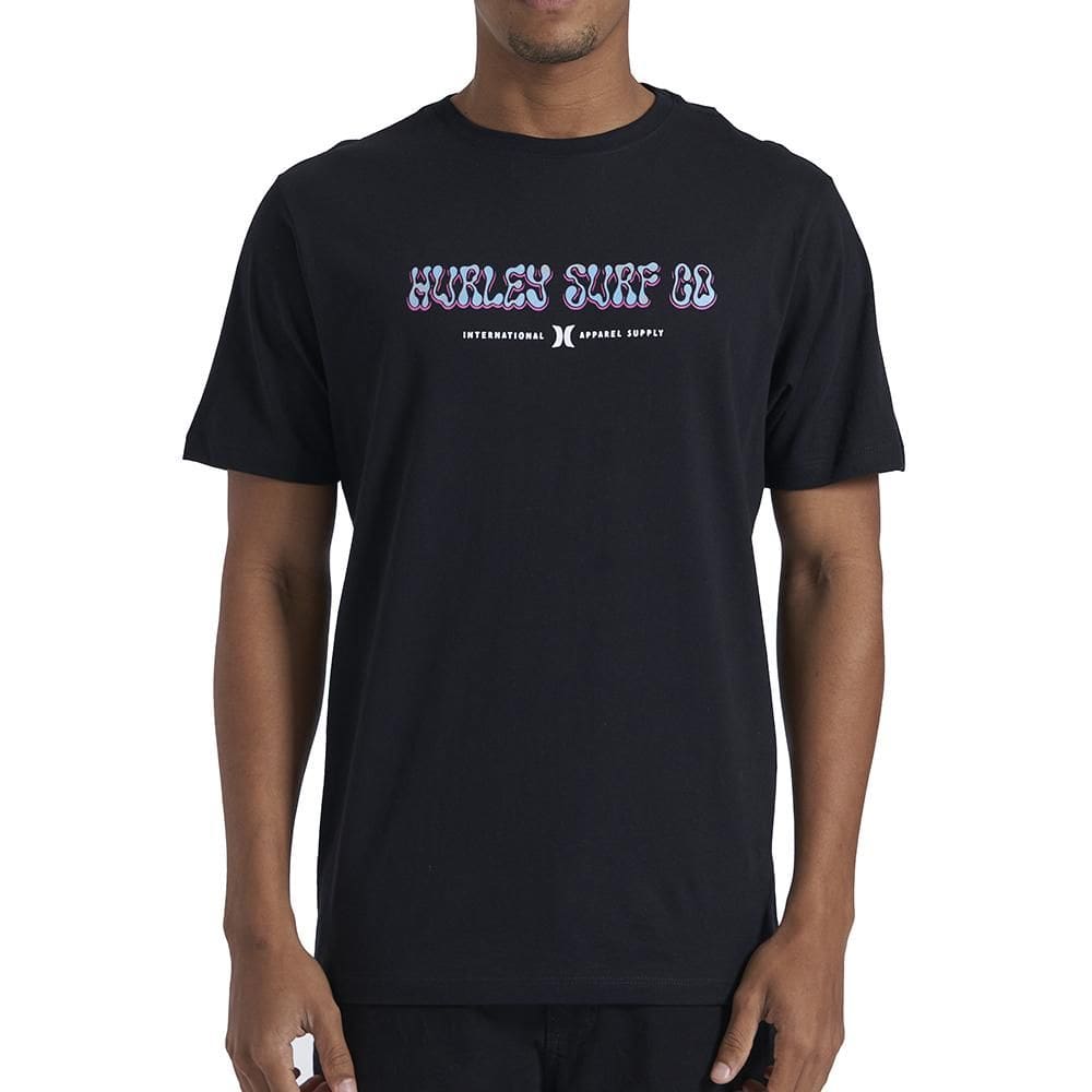 Camiseta Hurley Poster WT25 Masculina Preto