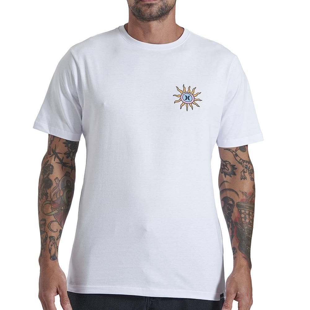 Camiseta Hurley Califun WT25 Masculina Branco