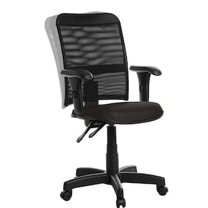 Cadeira Escritório Ergonômica Tela Com Braço Rce Cor:Marrom Café