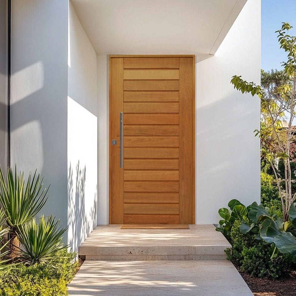 Porta Pivotante California Batente Misto 14 Puxador Tubo CM 120 X 210 Direito Rodam