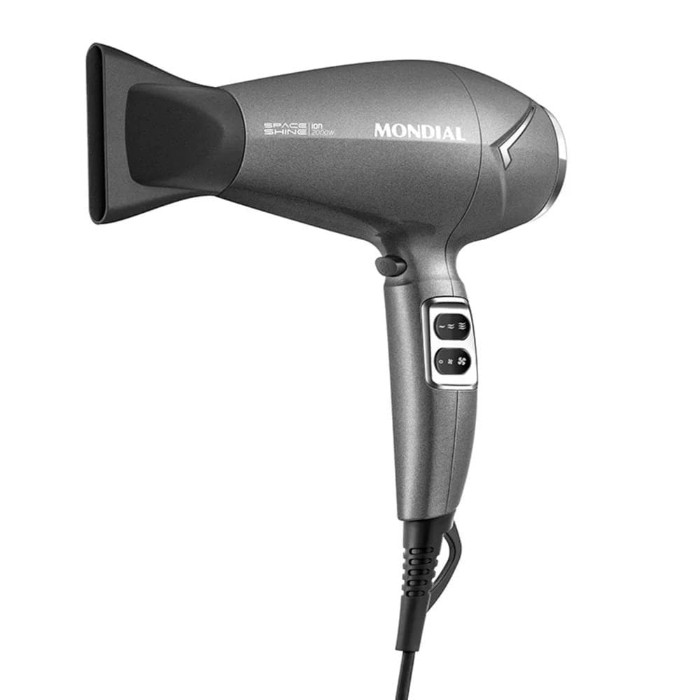 Secador de Cabelos Mondial Space Shine SC-20 Grafite - 2000W 220V