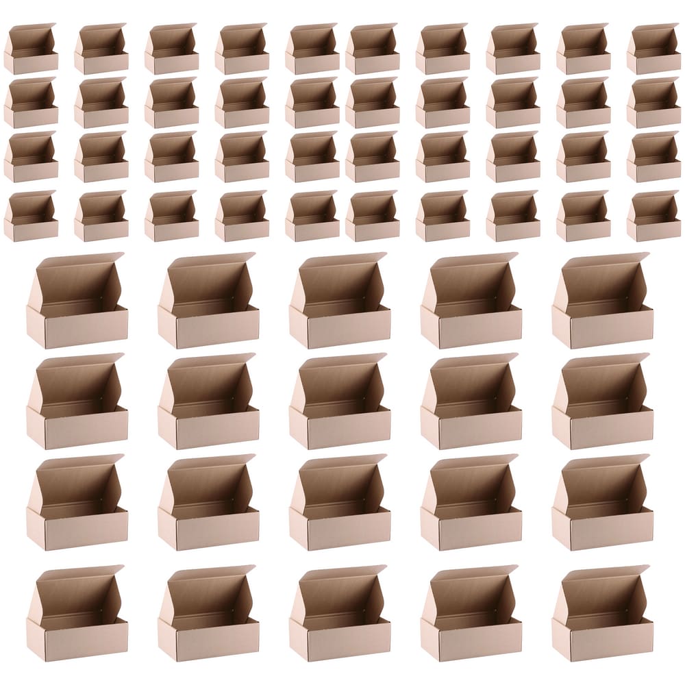 60 Unidades Caixa De Papelão Ondulado 26cm 3cm 13cm Pac Sedex Correios
