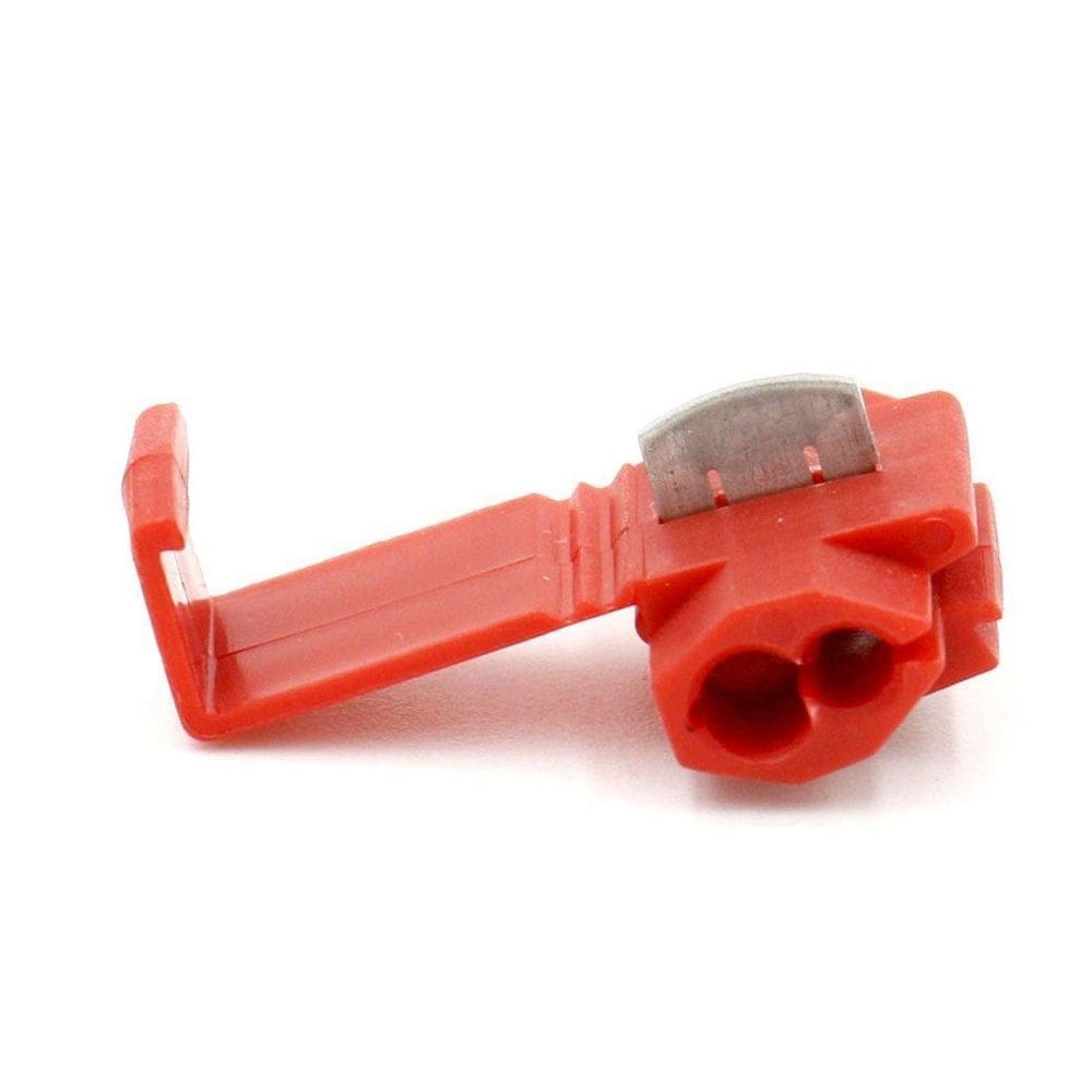 500Un Conector Derivação Emenda Fios Vermelho 0,5 A 1,5Mm