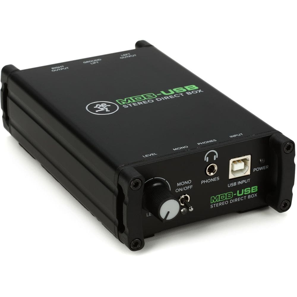 Demonstração estéreo USB Direct Box Mackie MDB-USB