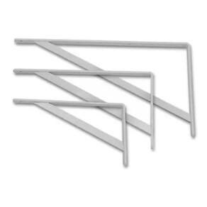 Suporte Prateleira Mão Francesa Cantoneira 30Cm + Parafusos