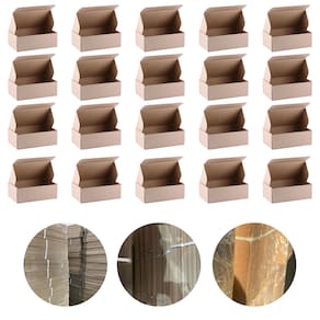 40 Unidades Caixa De Papelão Ondulado 26cm 4cm 26cm Pac Sedex Correios