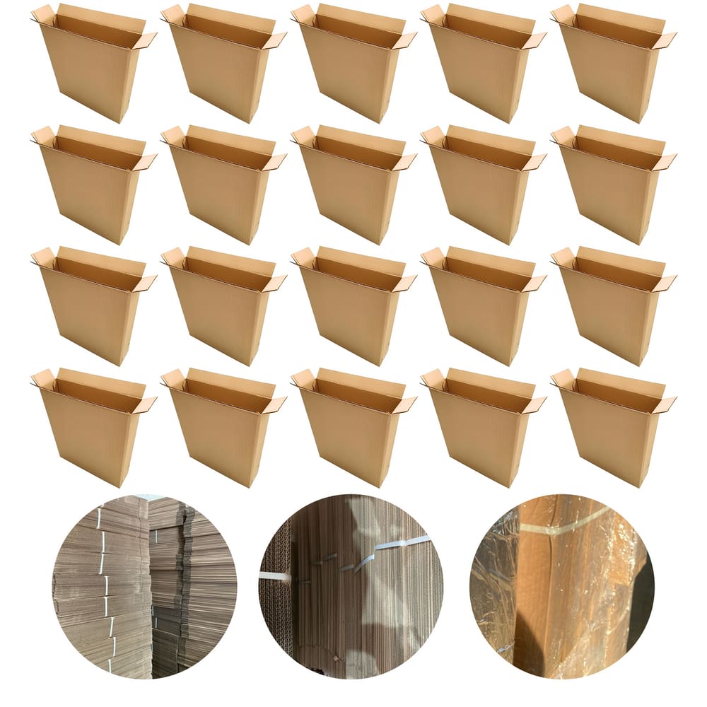 20 Unidades Caixa De Papelão Ondulado 55cm 8cm 47cm Pac Sedex Correios