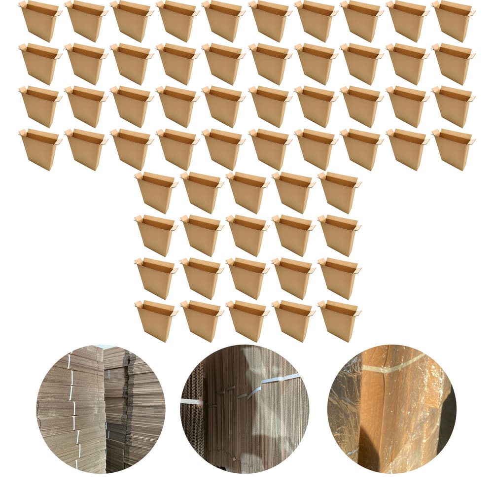 60 Unidades Caixa De Papelão Ondulado 55cm 8cm 47cm Pac Sedex Correios
