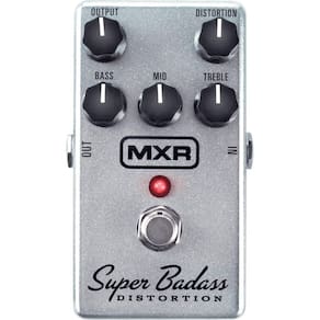 Pedal de distorção MXR Super Badass M75 100% analógico True Bypass