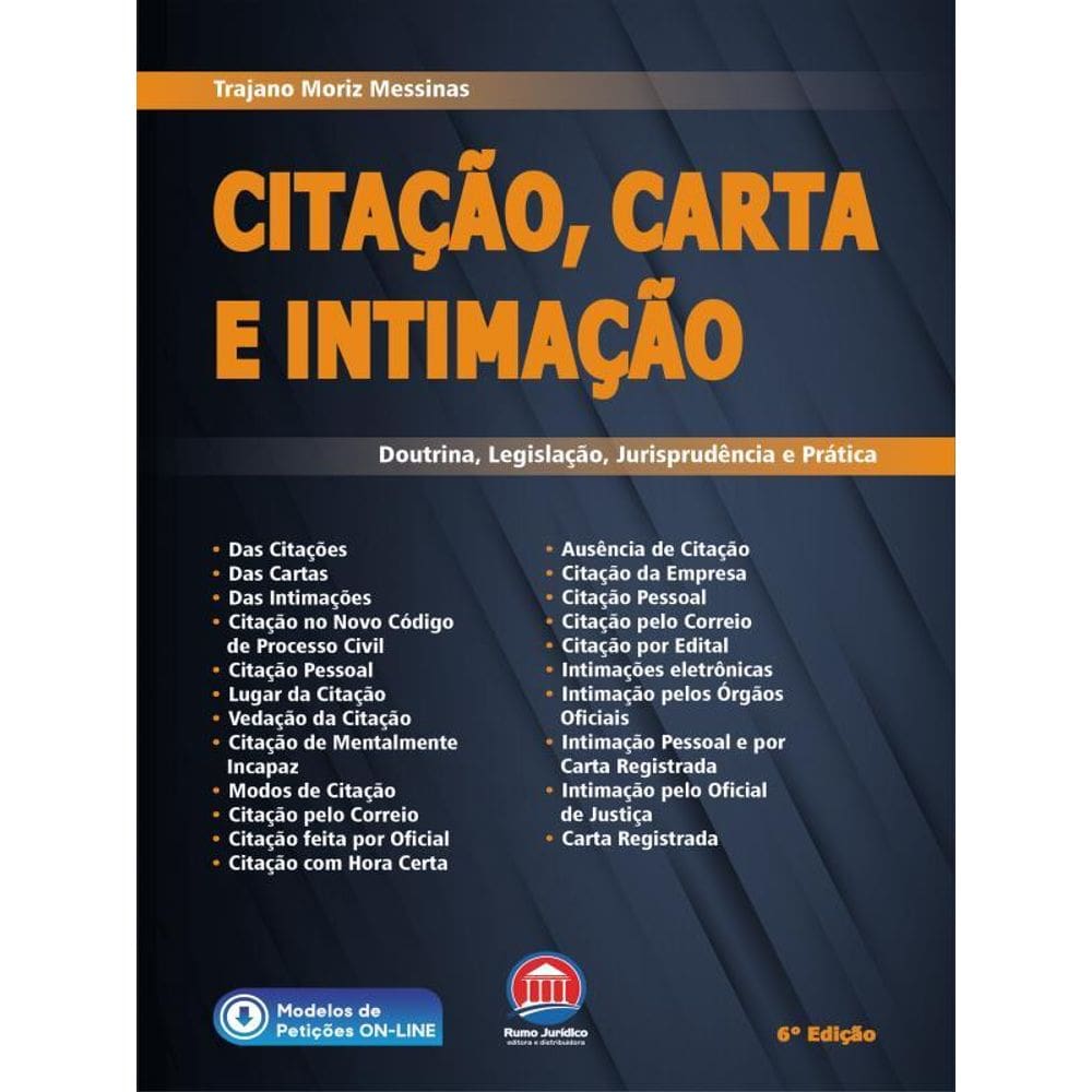 Citação, Carta E Intimação - 2022